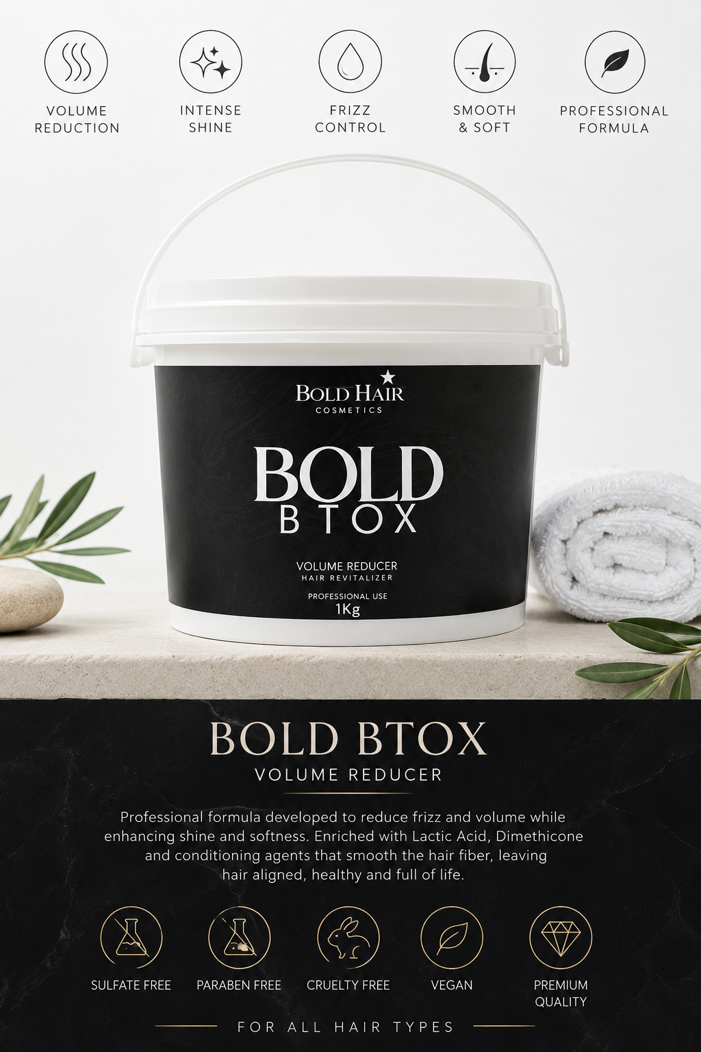 Bold Btox – Professional Hair Botox 1kg